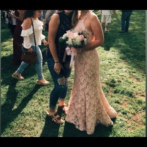 Baby Pink Prom Dress Size 2